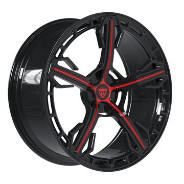 1 PIECE FORGED RED WHEELS SERIES: RV-MA62 - RVRN WHEELS